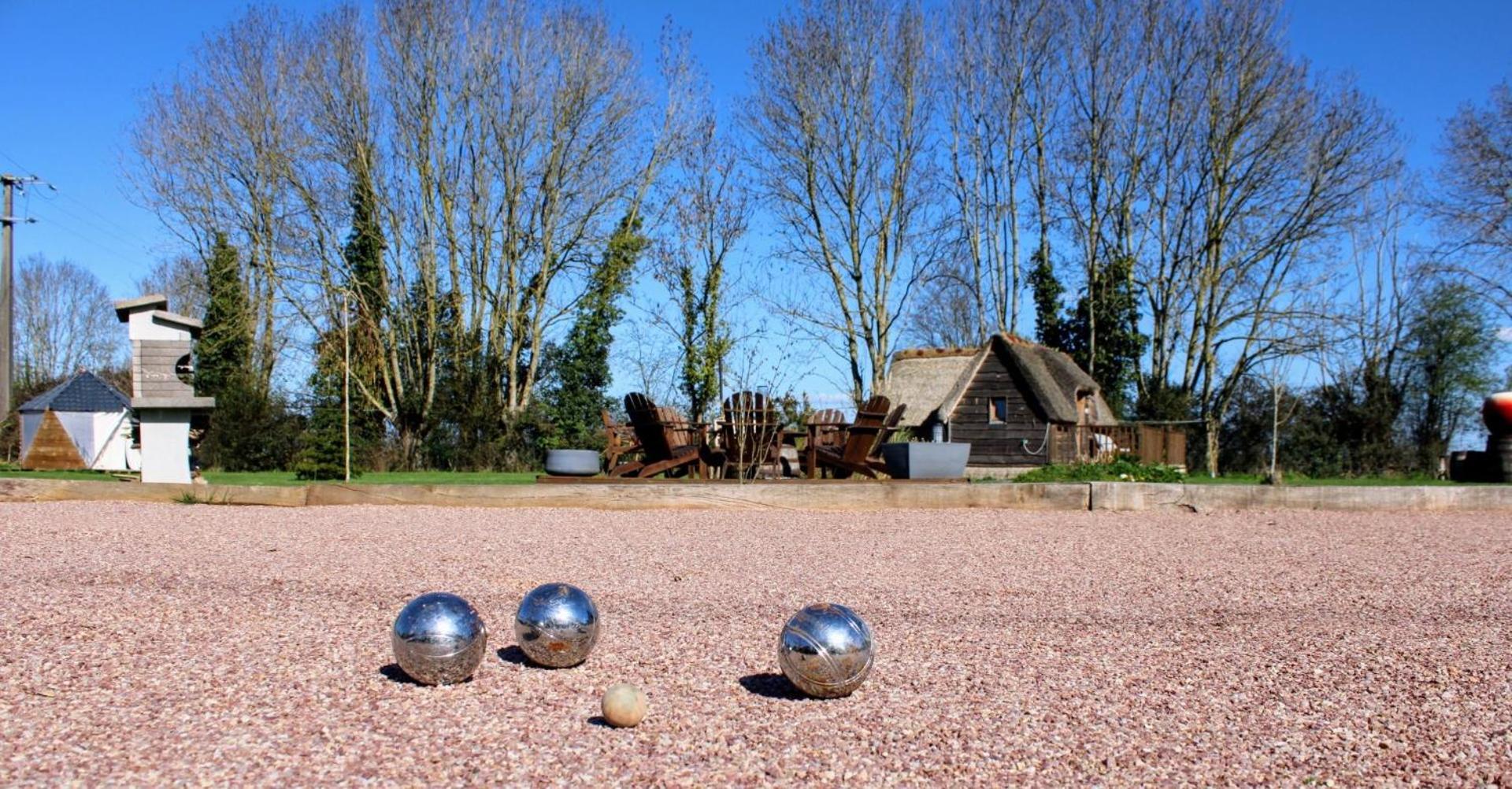 فيلا Les Mini-Chaumieres Saint-Martin-Saint-Firmin المظهر الخارجي الصورة